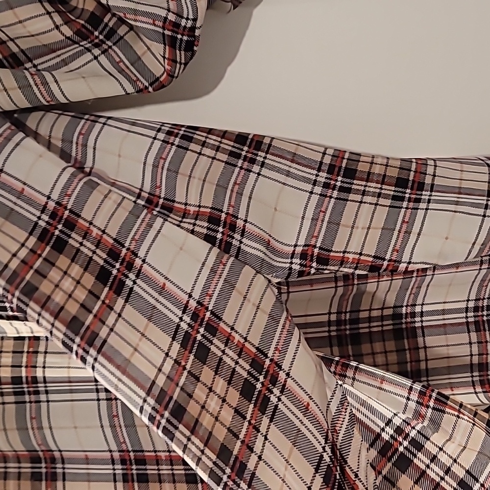 Plaid half button top, XL - Picture 3 of 4